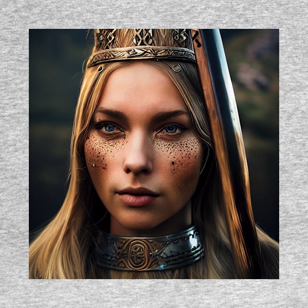 Viking Shield Maiden by Grassroots Green